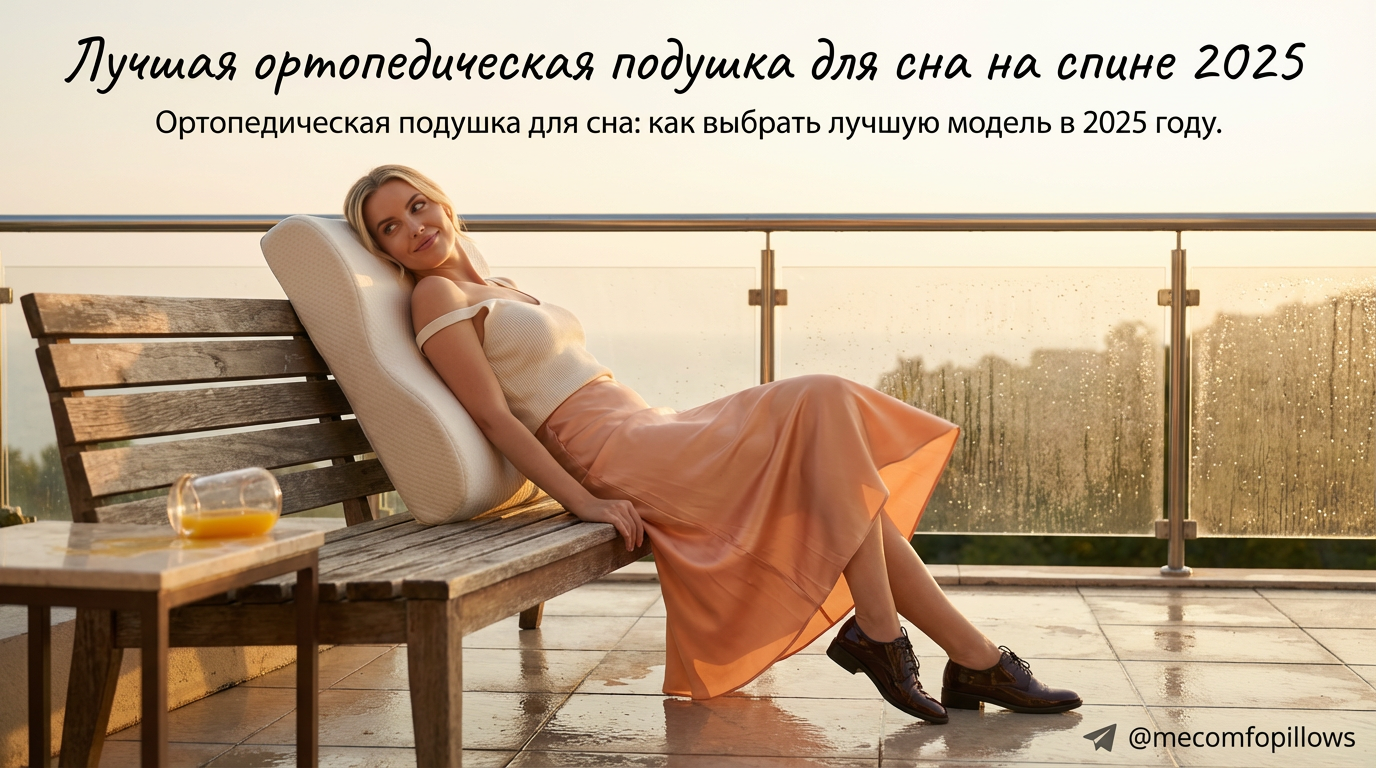 Ортопедическая подушка для комфортного сна
