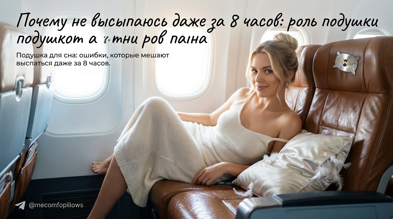 Подушка для сна и советы по улучшению качества сна